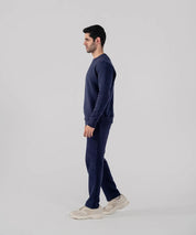 Men's Fleece Sweatshirt (Navy)