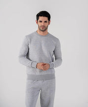 Men's Fleece Sweatshirt (Grey Mélange)