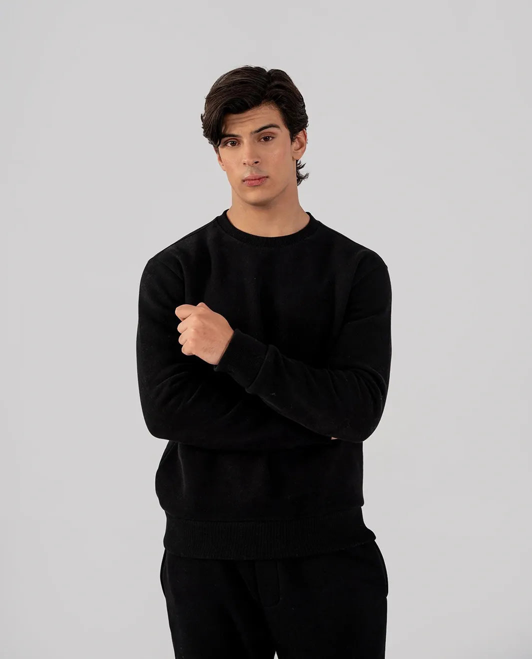 Men's Fleece Sweatshirt Black