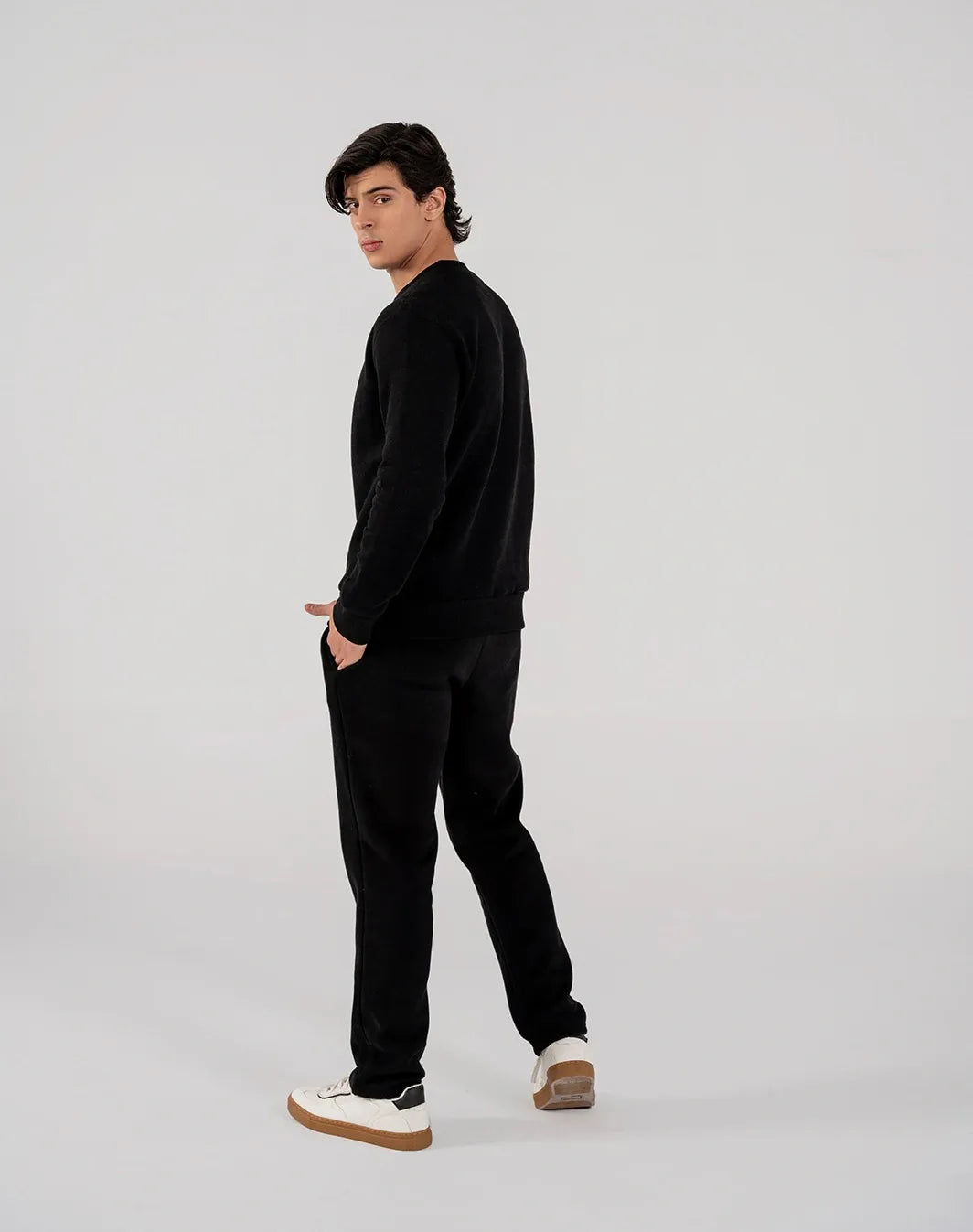 Men's Fleece Sweatshirt (Black)