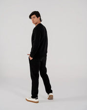 Men's Fleece Sweatshirt (Black)