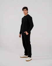 Men's Fleece Sweatshirt (Black)