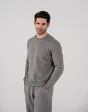 Men's Fleece Sweatshirt (Grey)