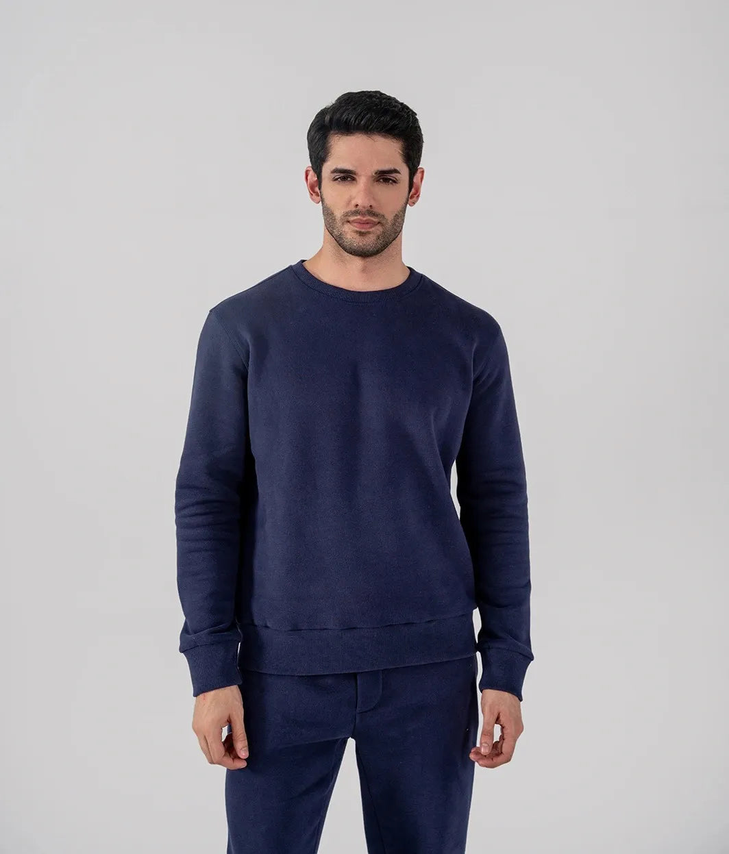 Men's Fleece Sweatshirt (Navy)