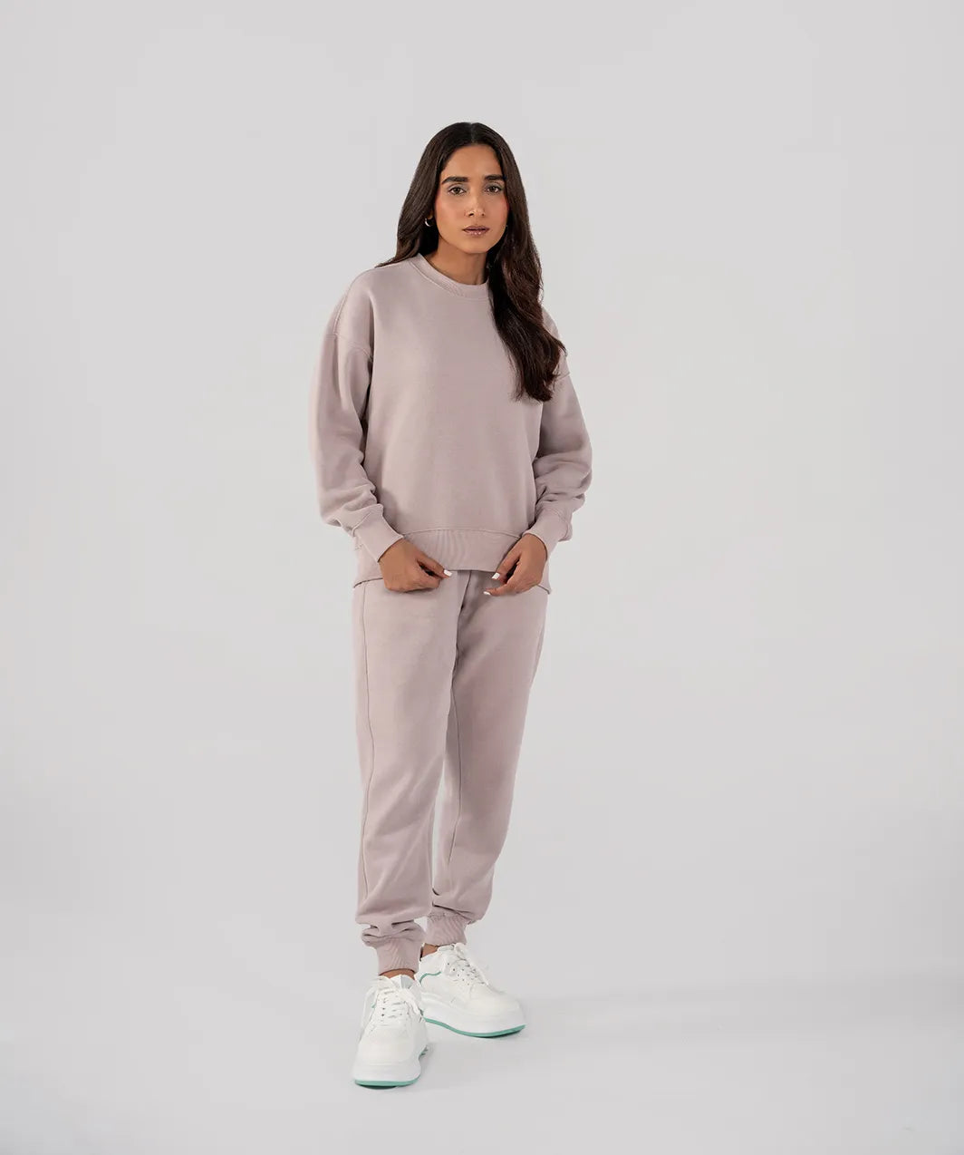 Ladies Fleece Sweatshirt (Purple Haze)