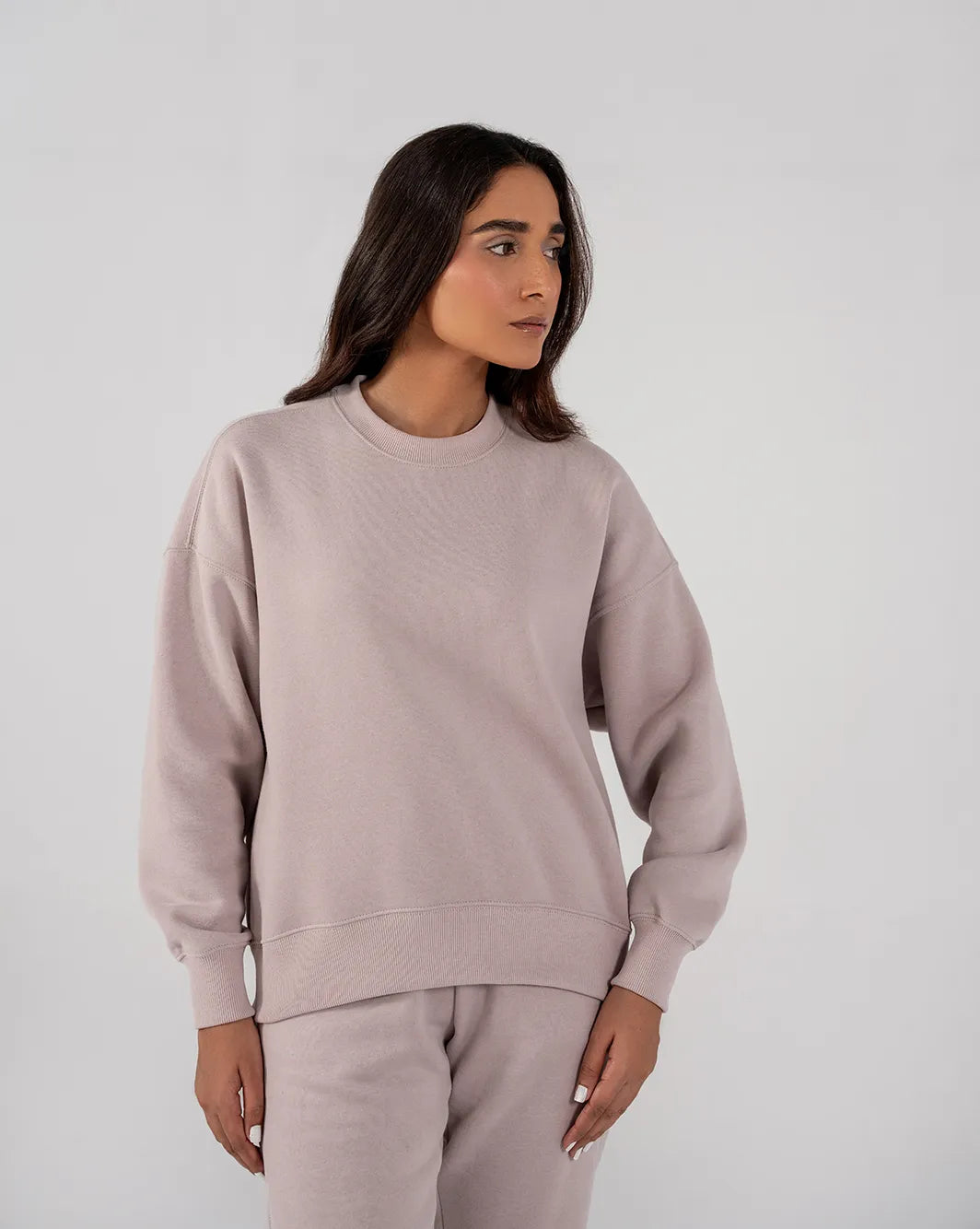 Ladies Fleece Sweatshirt (Purple Haze)