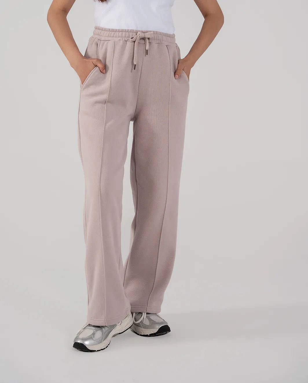 Ladies Fleece Straight Leg Trouser (Purple Haze)