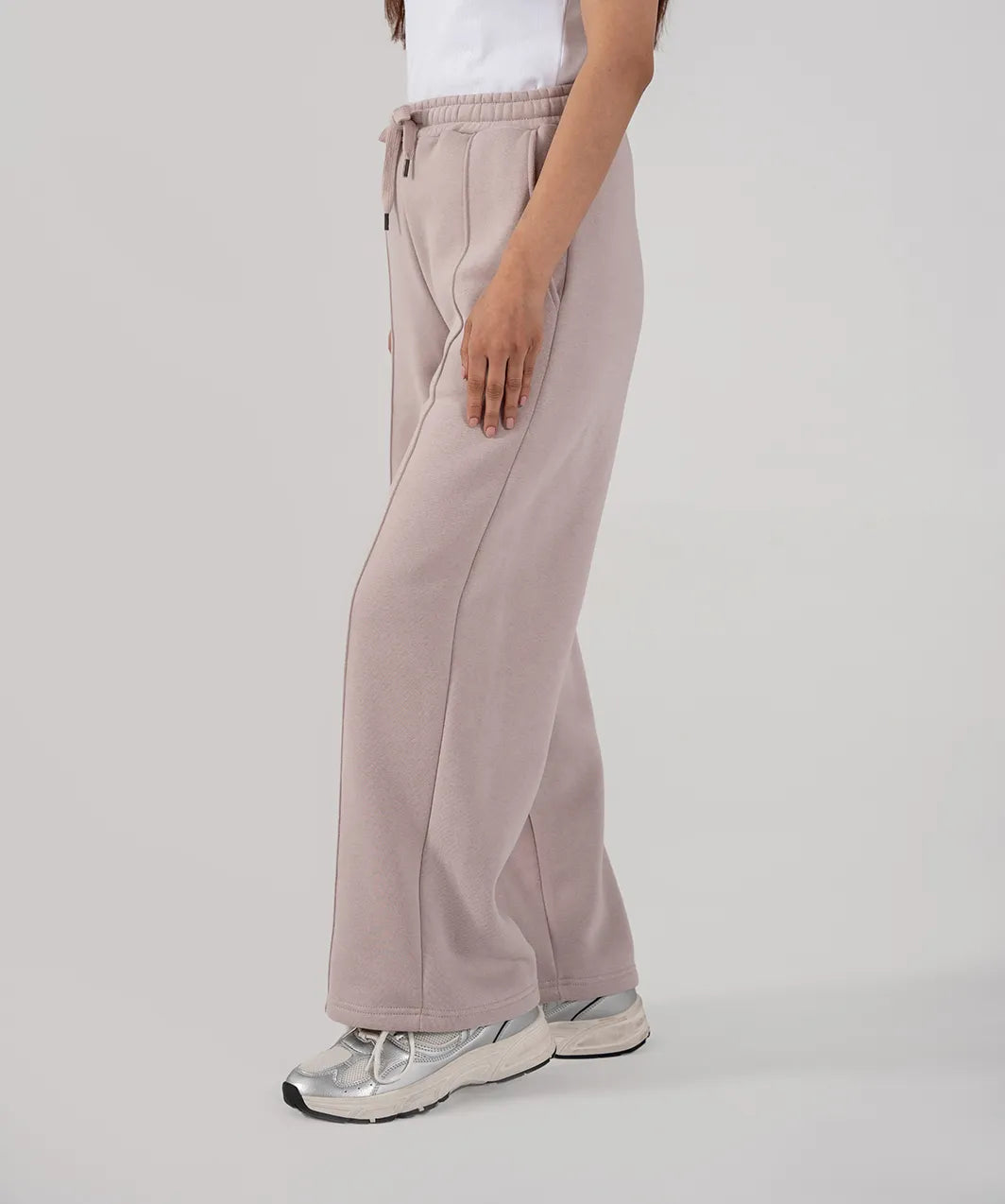 Ladies Fleece Straight Leg Trouser (Purple Haze)