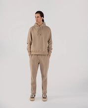 Men's Fleece Hoodie (Taupe Brown)