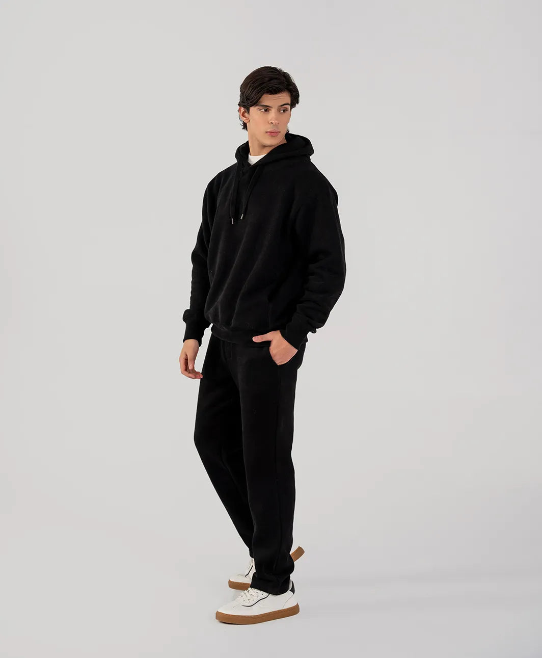 Men's Fleece Hoodie (Black)