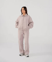 Ladies Collar Zip Jacket (Purple Haze)