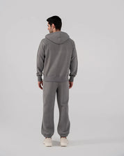Men's Fleece Zipper Hoodie (Grey)