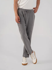 Men's Fleece Straight Cut Trousers (Grey)