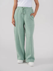 Ladies Fleece Straight Leg Trouser (Light Teal)