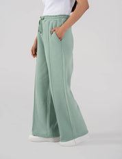 Ladies Fleece Straight Leg Trouser (Light Teal)