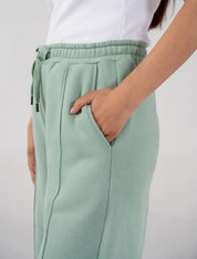 Ladies Fleece Straight Leg Trouser (Light Teal)