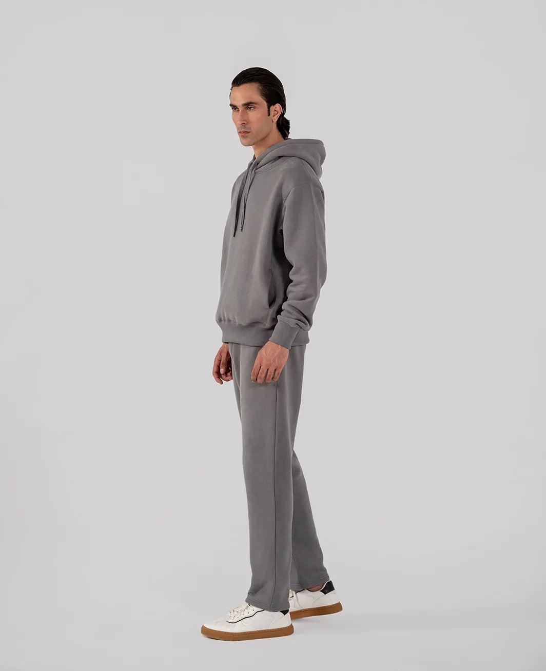 Men's Fleece Hoodie (Grey)