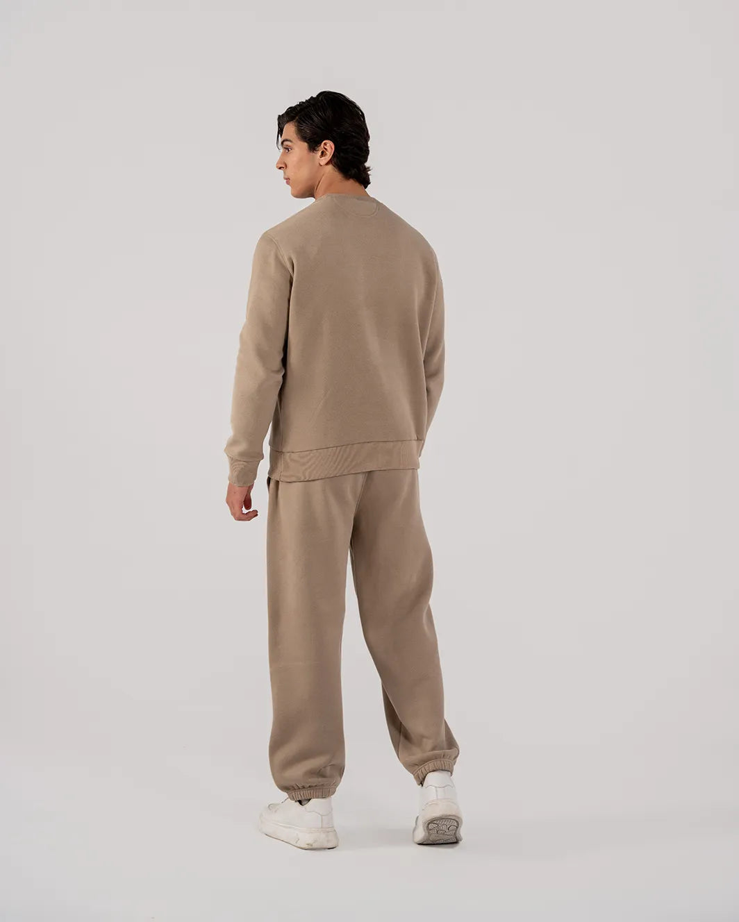 Men's Fleece Sweatshirt (Taupe Brown)