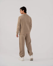 Men's Fleece Sweatshirt (Taupe Brown)