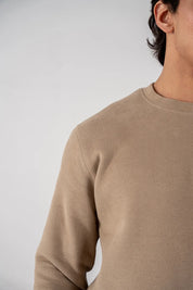 Men's Fleece Sweatshirt (Taupe Brown)