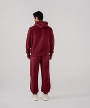 Men's Fleece Hoodie (Burgundy)