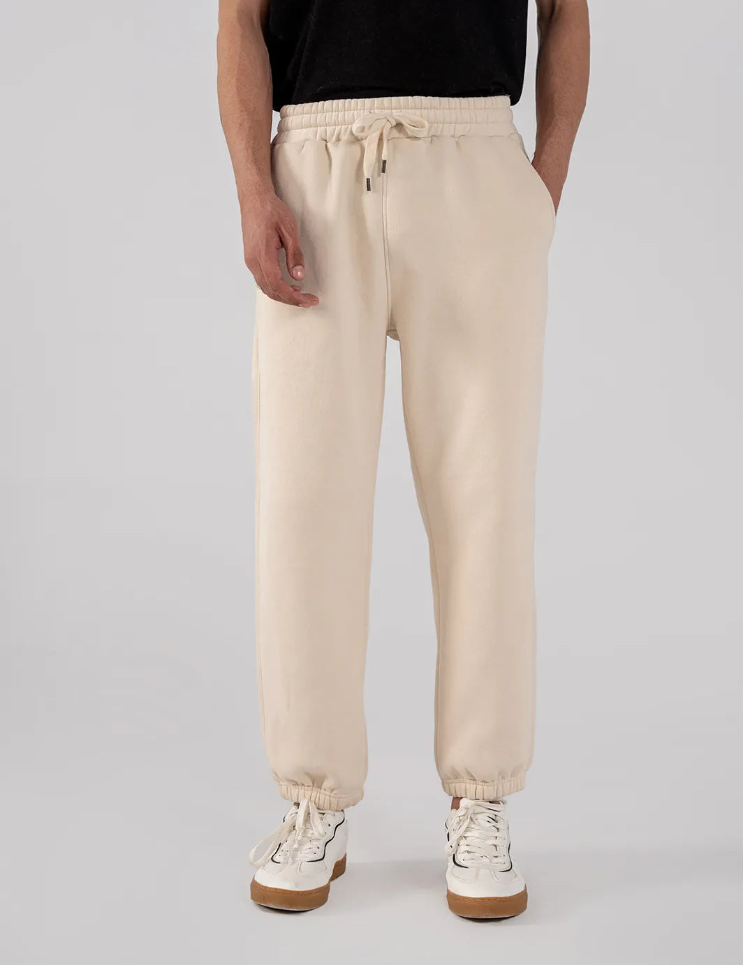 Men's Leg Trousers Ivory