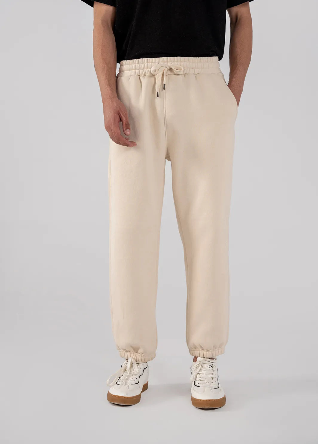 Men's Leg Trousers Ivory
