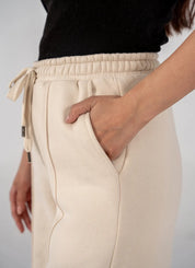 Ladies Fleece Straight Leg Trouser (Ivory)