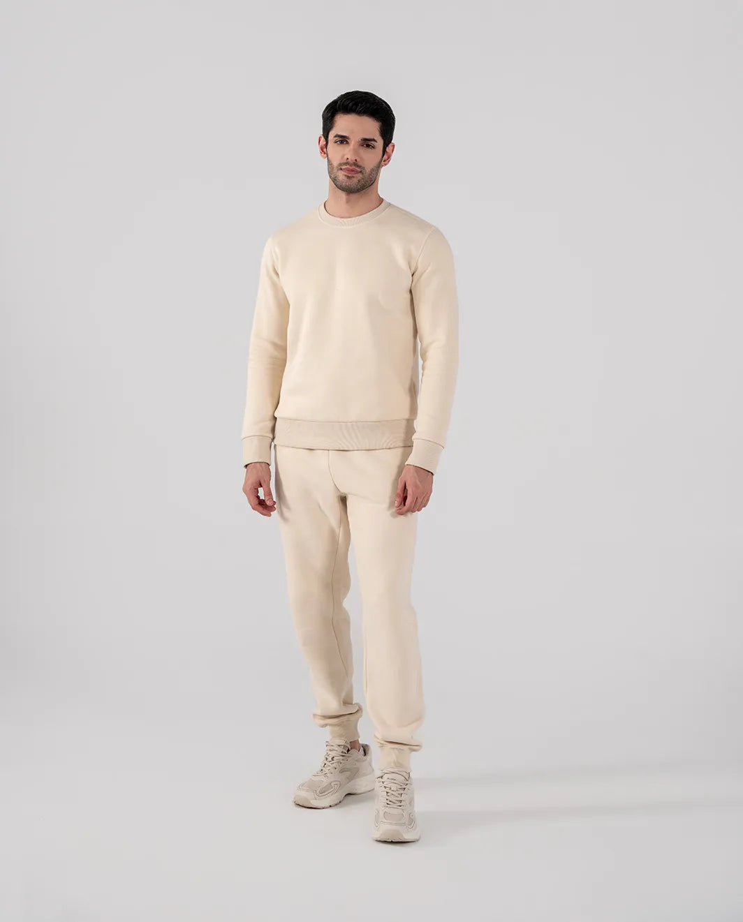 Men's Fleece Sweatshirt (Ivory)