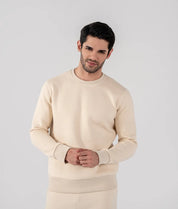 Men's Fleece Sweatshirt (Ivory)
