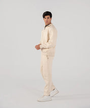 Men's Fleece Half Zipper (Ivory)