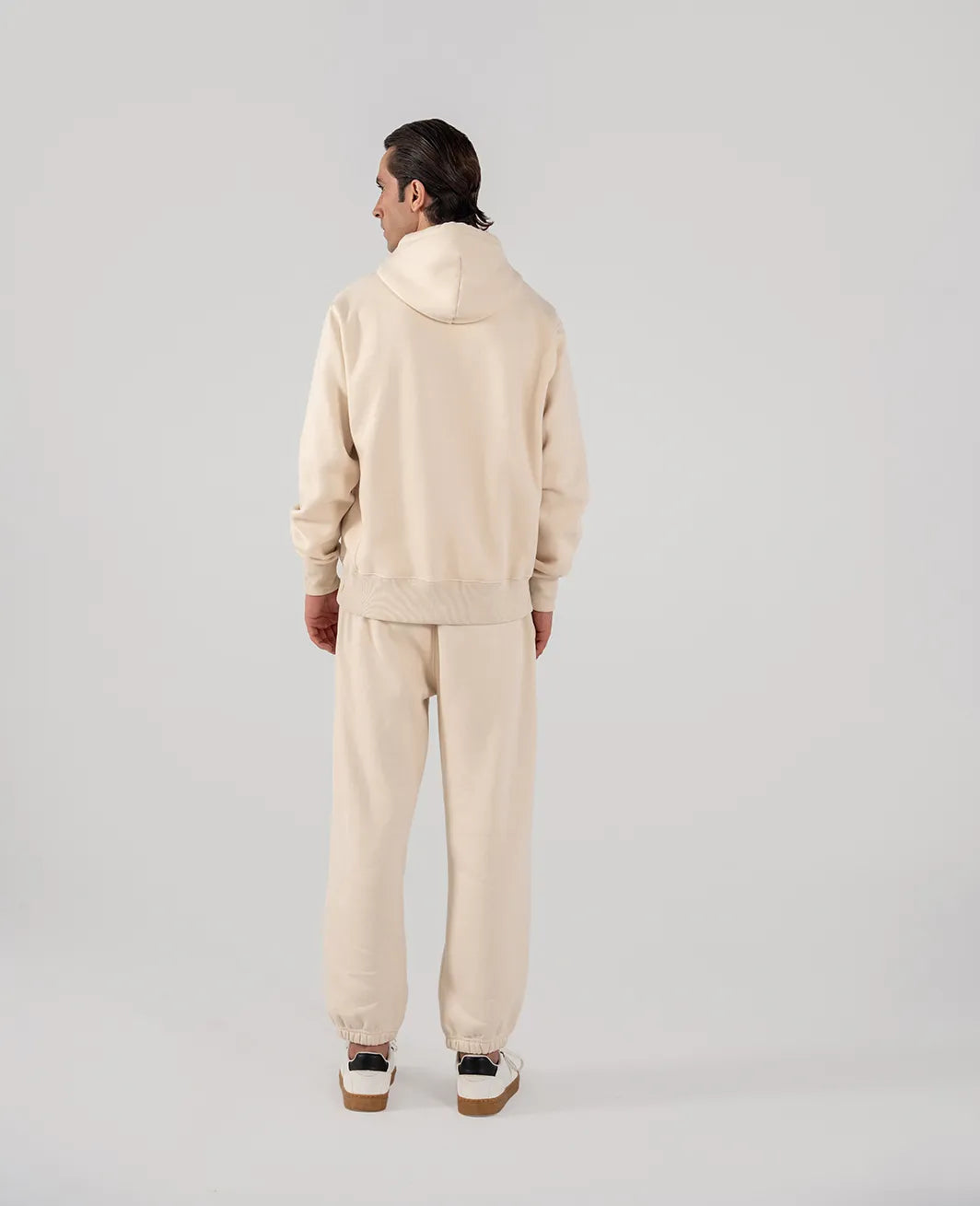 Men's Fleece Hoodie (Ivory)