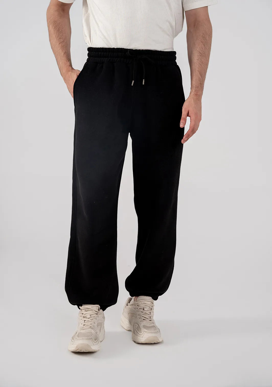Men&#39;s Fleece Leg Trousers Black