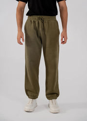 Men's Fleece Trousers Olive Green