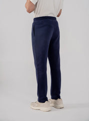 Men's Fleece Straight Cut Trousers (Navy)