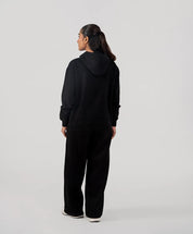 Ladies Fleece Hoodie (Black)