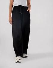 Ladies Fleece Straight Leg Trouser (Black)
