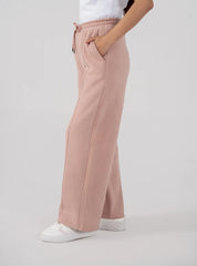 Ladies Fleece Straight Leg Trouser (Pastel Pink)