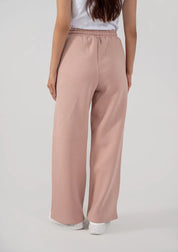Ladies Fleece Straight Leg Trouser (Pastel Pink)