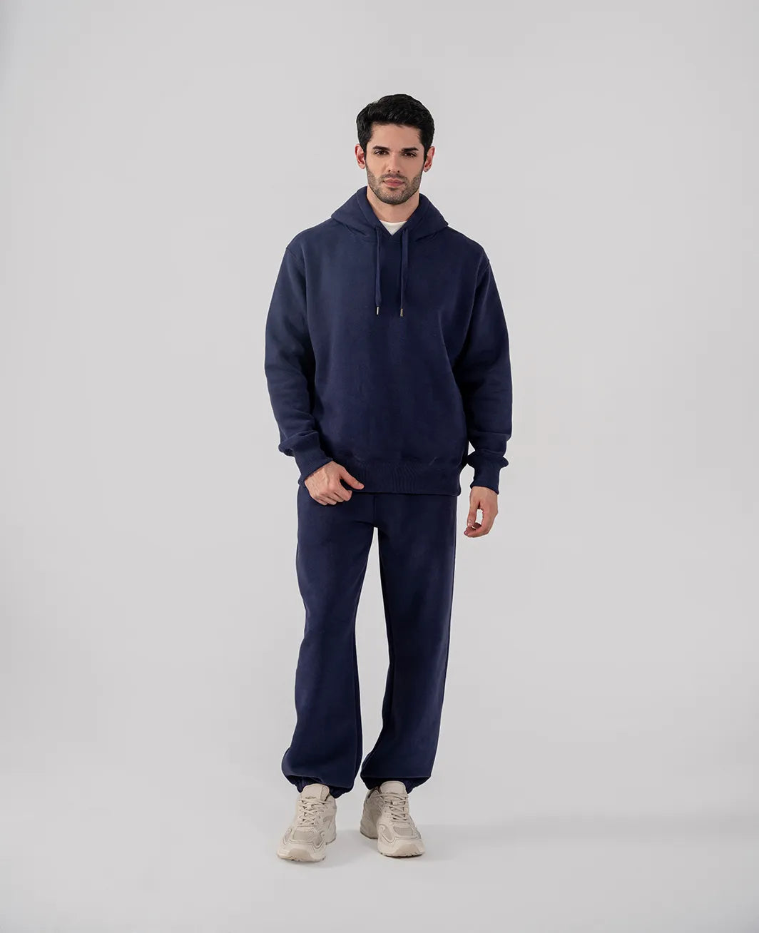 Men's Fleece Hoodie (Navy)