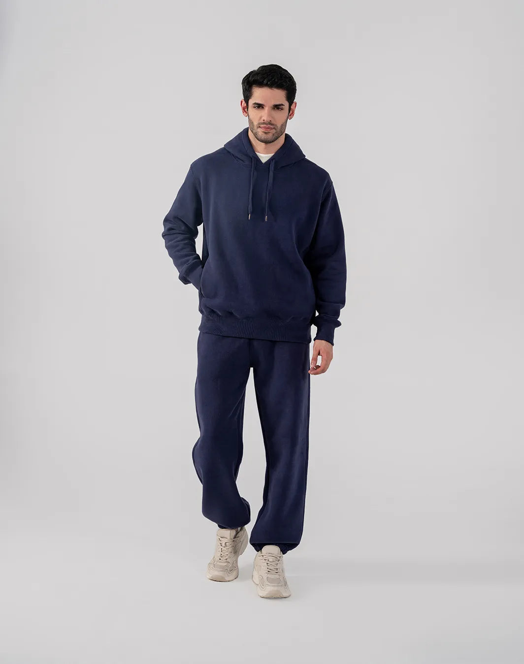 Men's Fleece Hoodie (Navy)