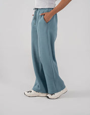 Ladies Fleece Straight Leg Trouser (Steel Blue)
